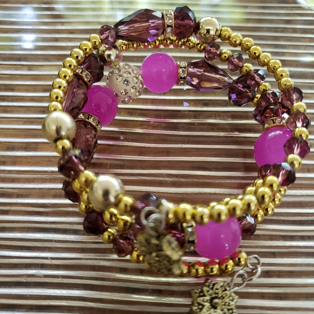 Multi-Colored Wrap Bracelet New - image 1